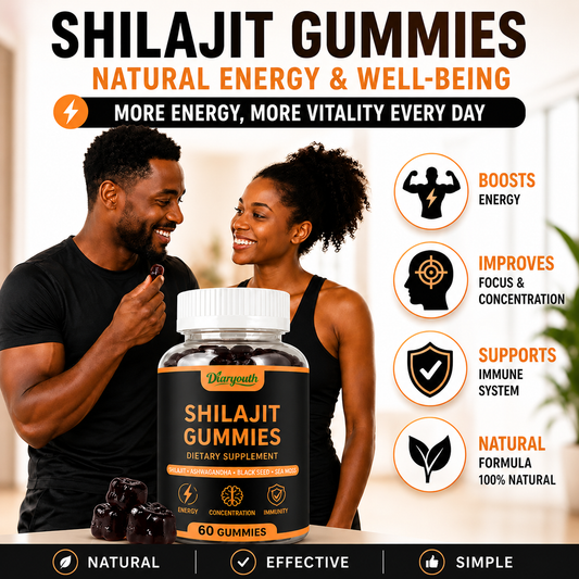 Diaryouth Pure Himalayan Shilajit Gummies