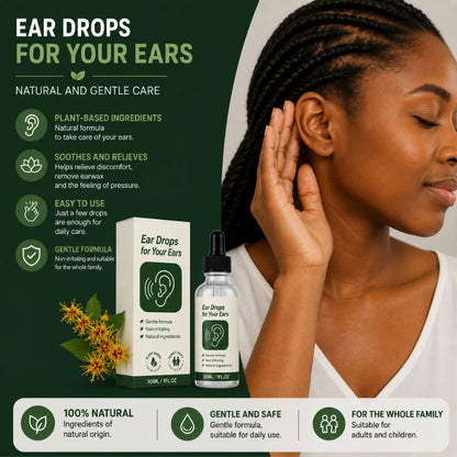 Gentle ear drops for tinnitus relief
