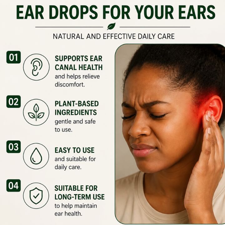 Gentle ear drops for tinnitus relief