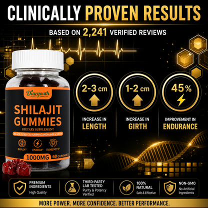 Diaryouth Pure Himalayan Shilajit Gummies